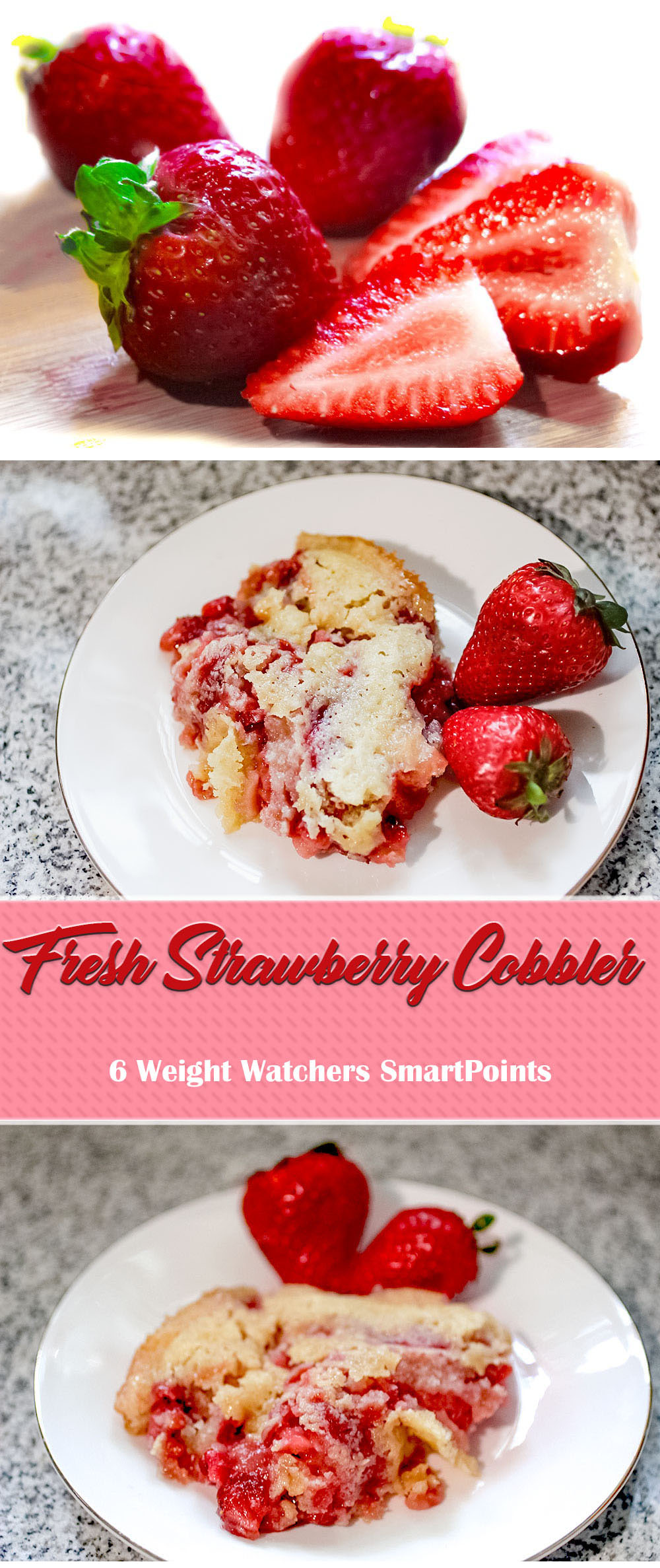 fresh strawberry cobbler - 6 weight watchers smartpoints