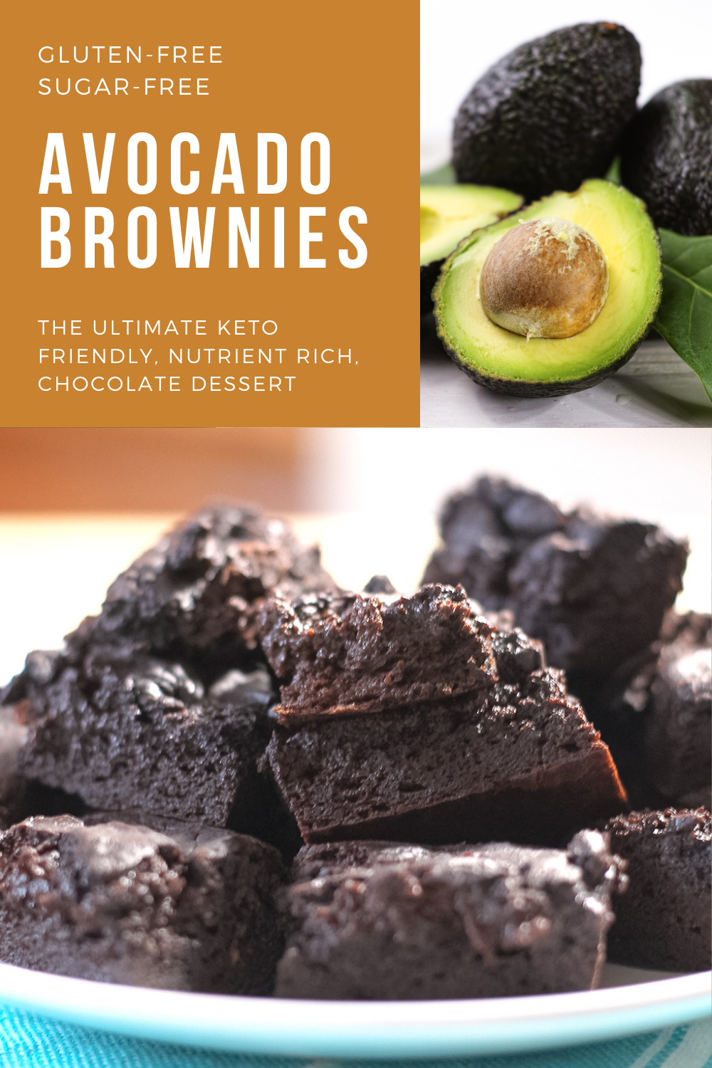 Gluten-Free, Sugar-Free Avocado Brownies