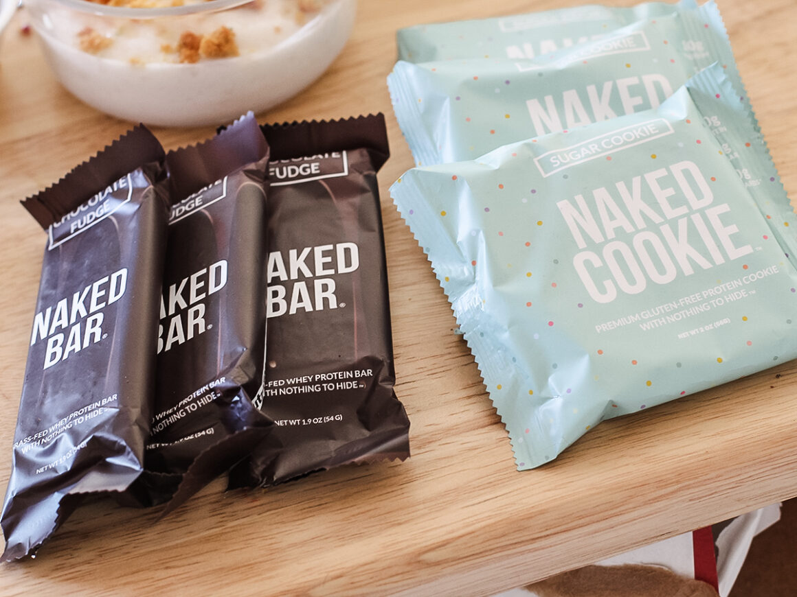 naked nutrition bars and protein cookies